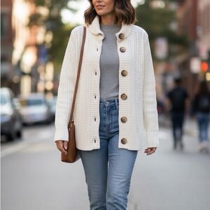 G.H Bass & Co Sweaters/Turtle cardigan